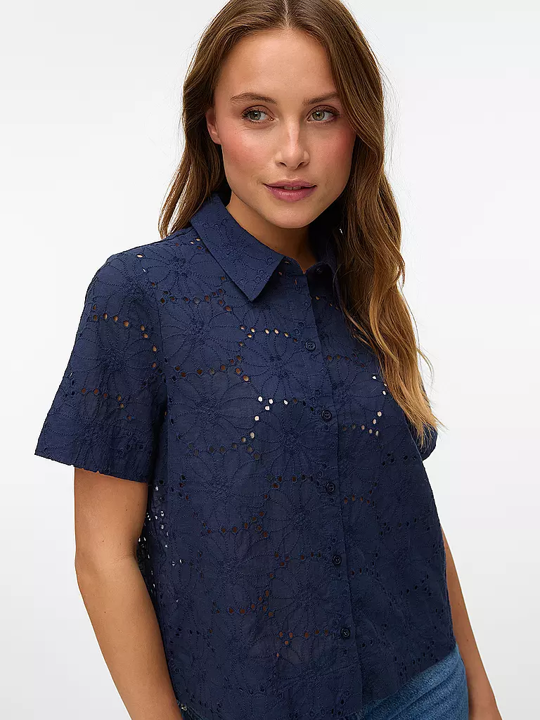 VERO MODA | Blusenshirt VMHAY | dunkelblau