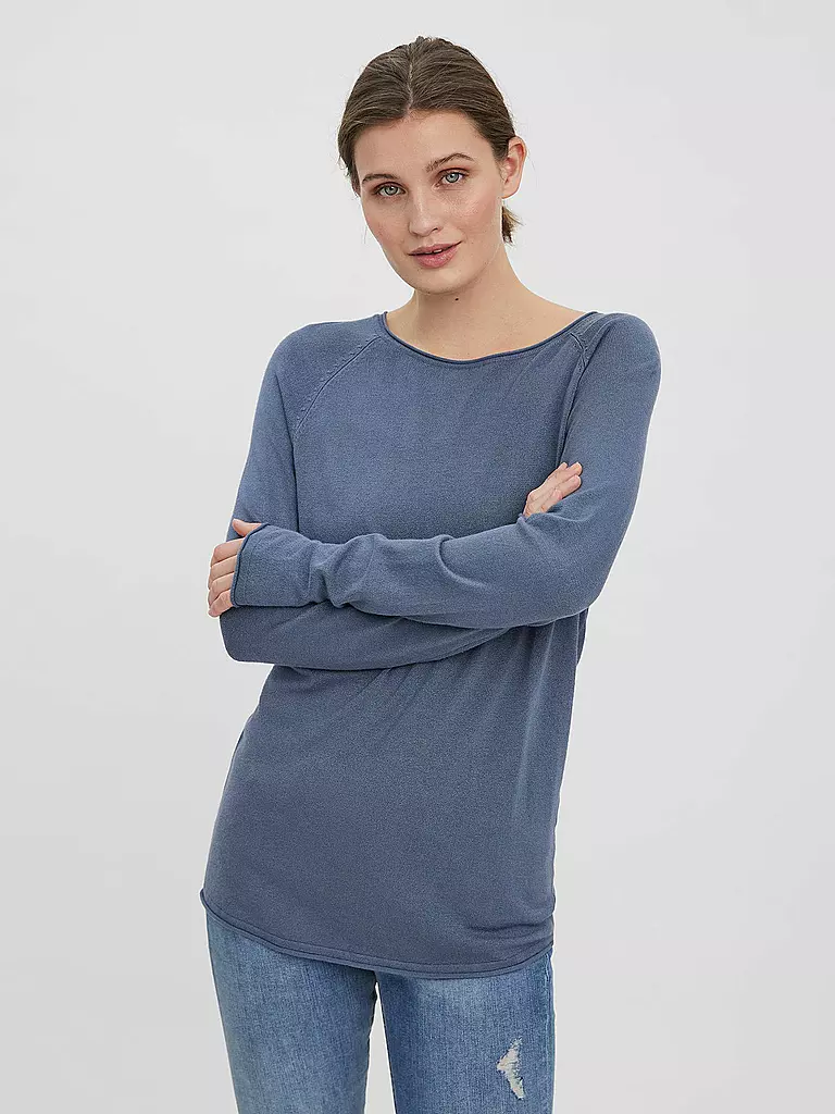 VERO MODA | Blusenshirt VMNELLIE | hellblau