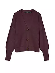 VERO MODA | Cardigan VMLEA | dunkelrot
