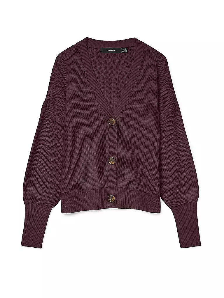 VERO MODA | Cardigan VMLEA | dunkelrot