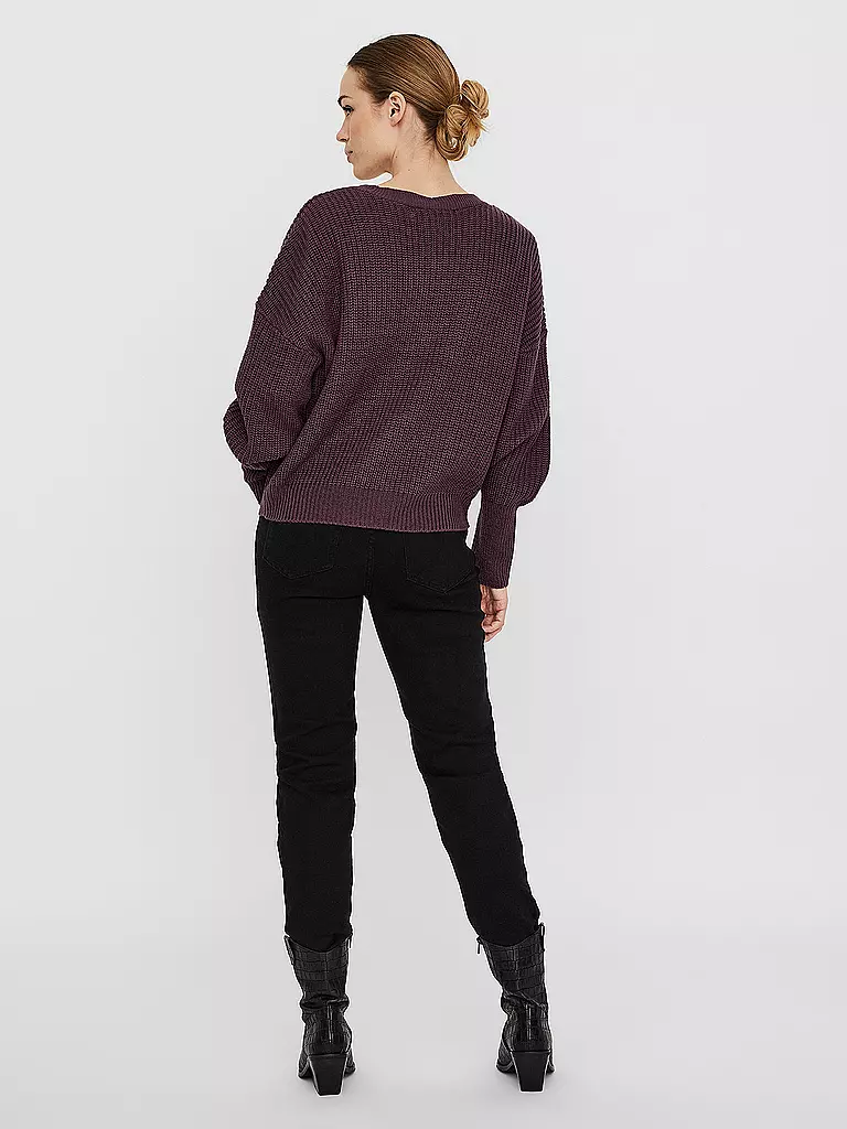 VERO MODA | Cardigan VMLEA | dunkelrot
