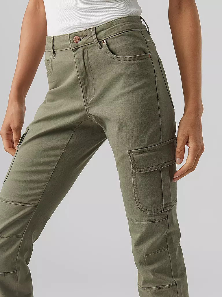 VERO MODA | Cargohose VMIVY | grün