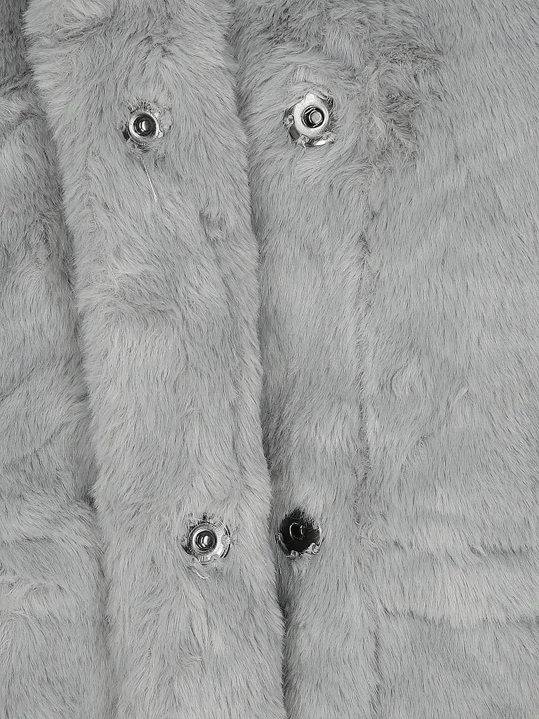 VERO MODA | Gilet in Felloptik VMSONJAPOPPY | Grau