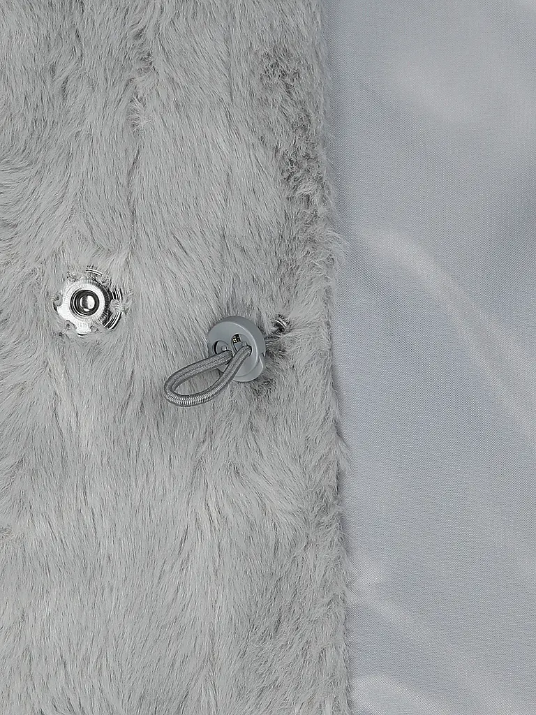 VERO MODA | Gilet in Felloptik VMSONJAPOPPY | Grau