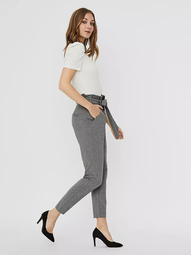 VERO MODA | Highwaist Hose  Loose Fit VMEVA  | grau