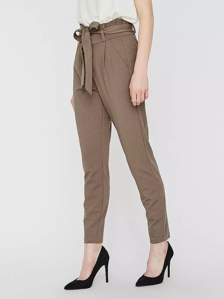 VERO MODA | Highwaist Hose Loose Fit VMEVA | dunkelgrün