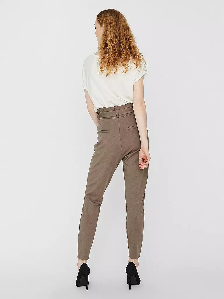 VERO MODA | Highwaist Hose Loose Fit VMEVA | dunkelgrün