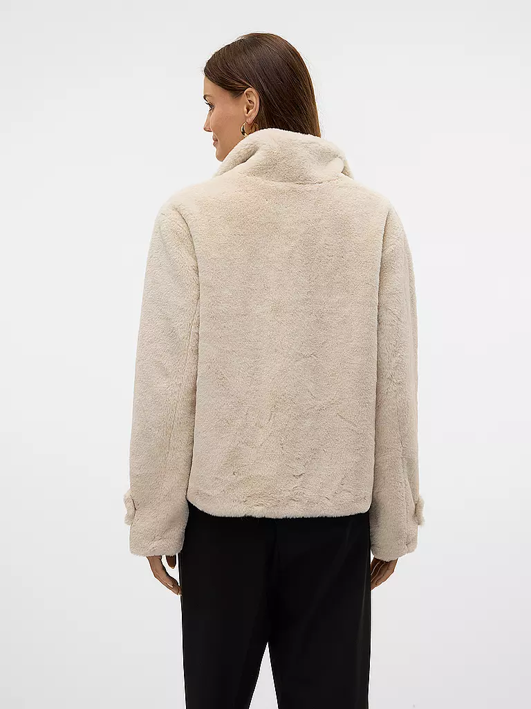 VERO MODA | Jacke in Felloptik VMSONJAEVA | beige