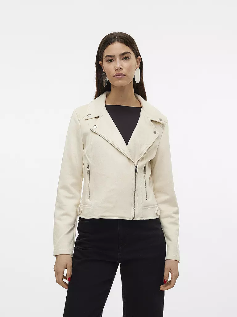 VERO MODA | Jacke in Lederoptik VMJOSE | creme