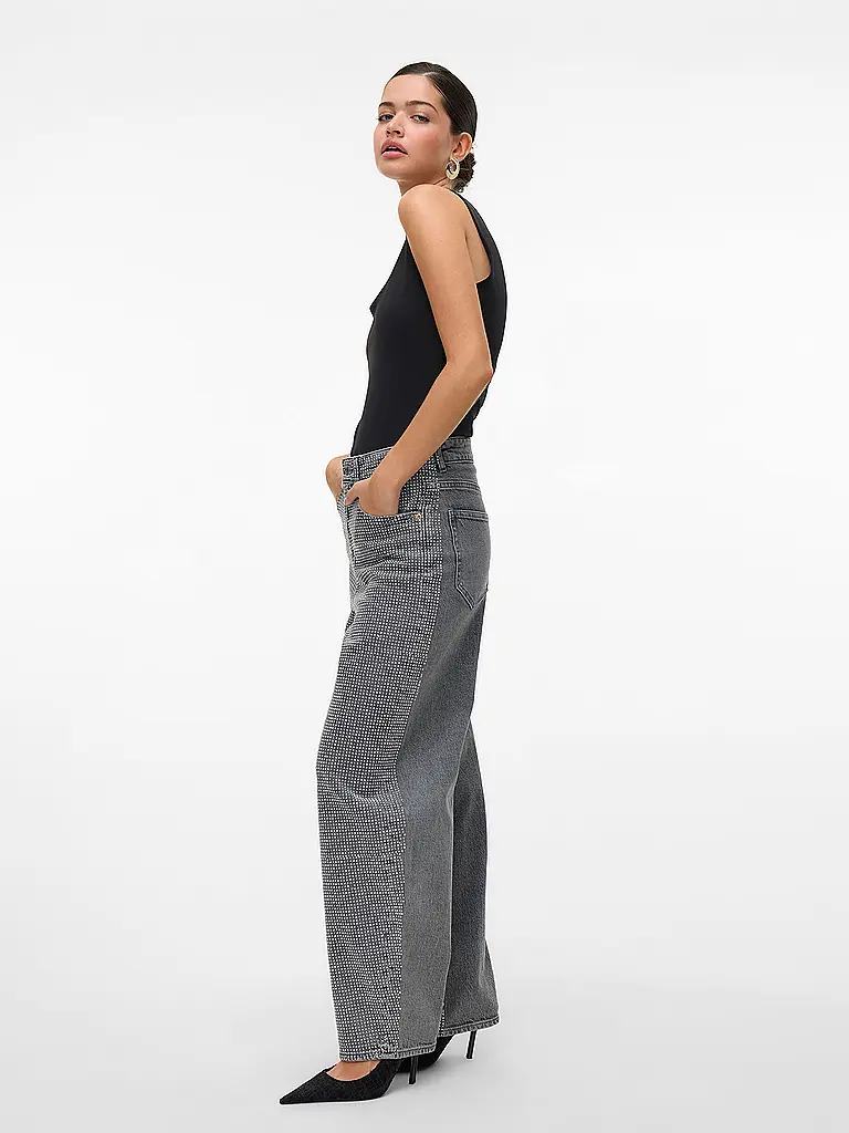 VERO MODA | Jeans Balloon Fit VMBILLIE | grau