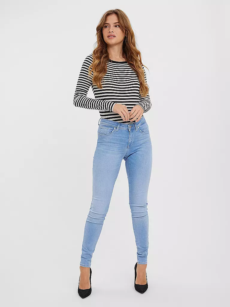 VERO MODA | Jeans Skinny Fit VMLUX | hellblau