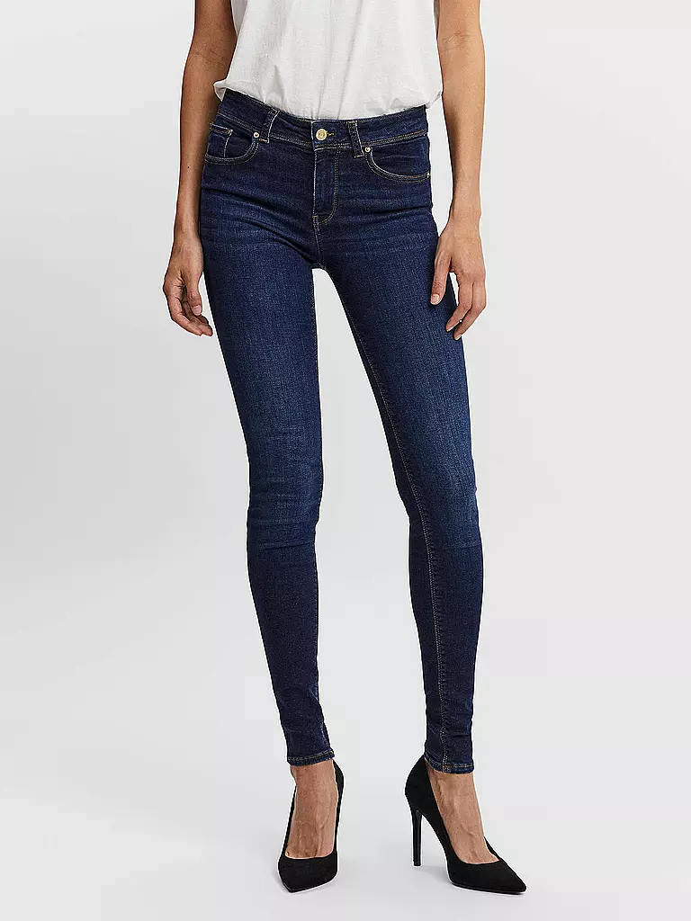 VERO MODA | Jeans Slim Fit VMLUX | dunkelblau