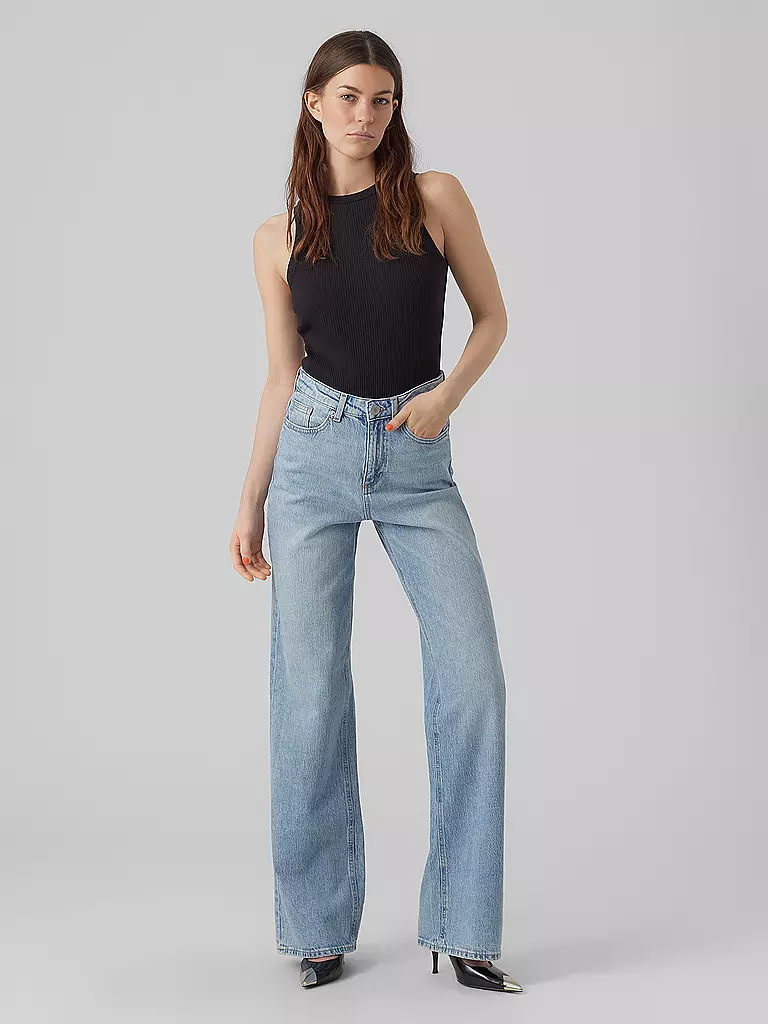 VERO MODA | Jeans Wide Leg VMTESSA  | hellblau