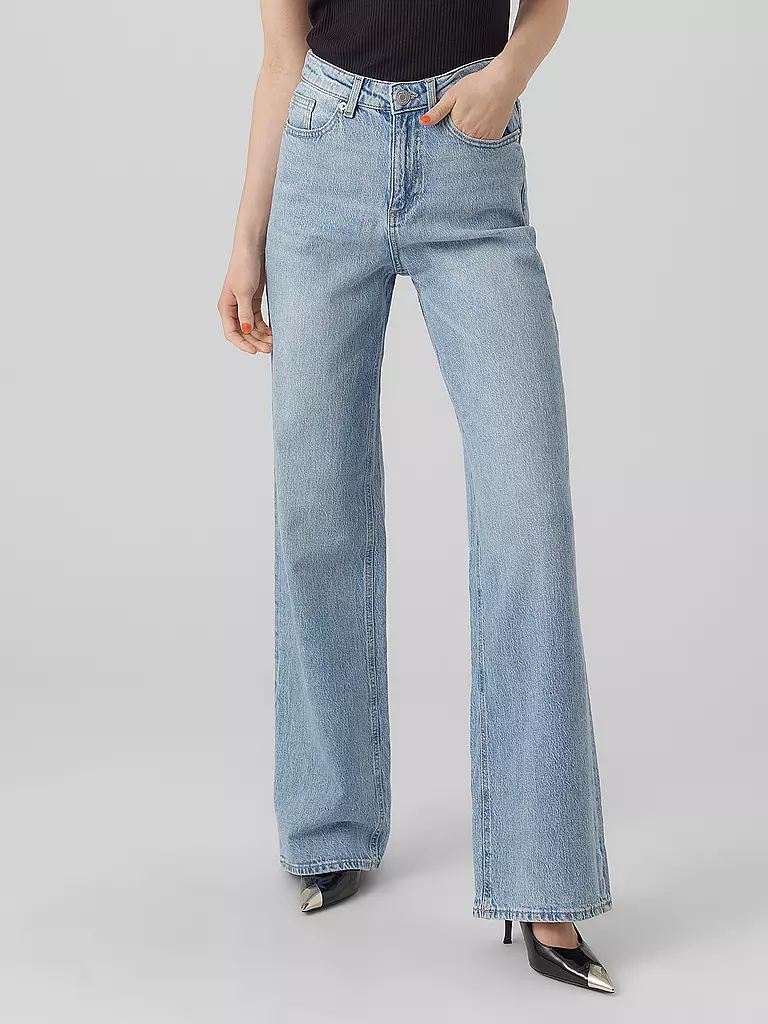 VERO MODA | Jeans Wide Leg VMTESSA  | hellblau