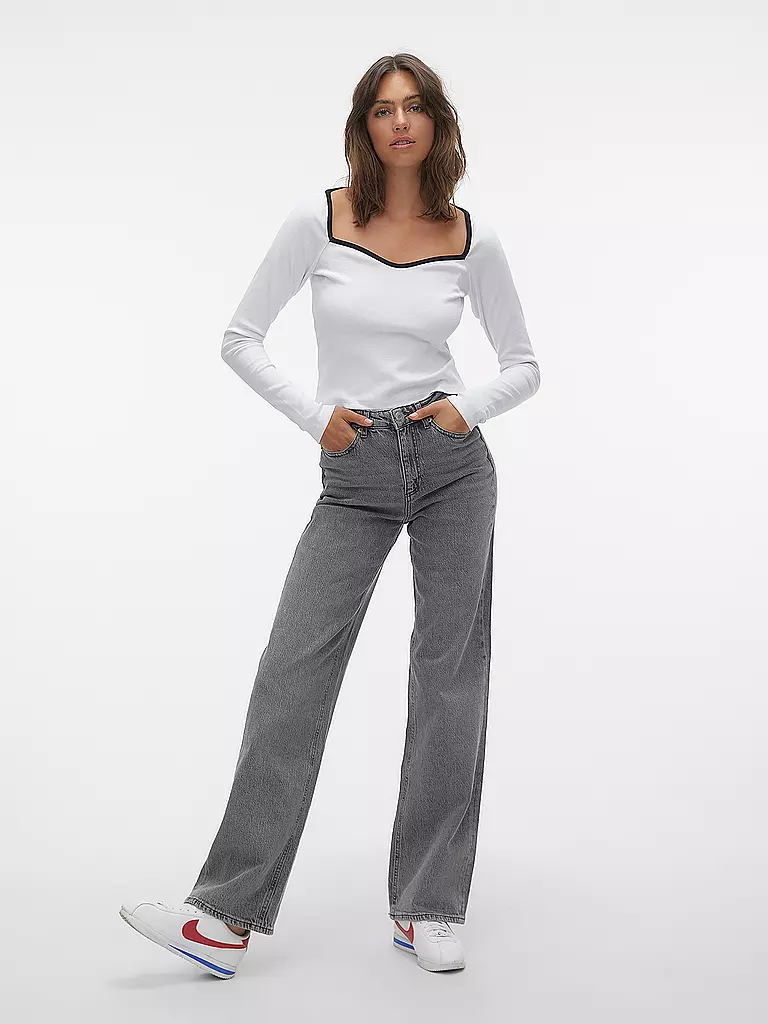 VERO MODA | Jeans Wide Leg VMTESSA | grau