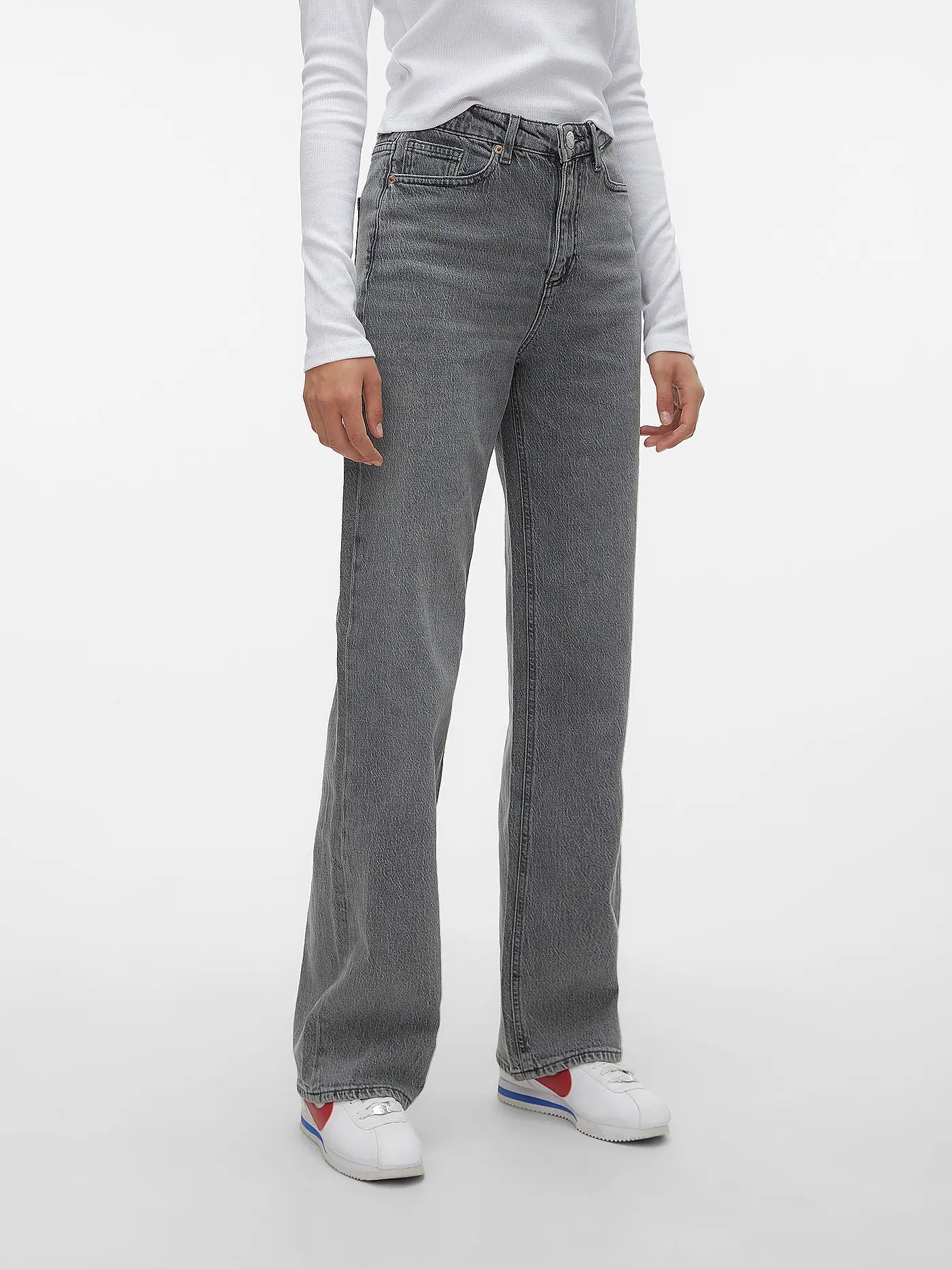 VERO MODA | Jeans Wide Leg VMTESSA | grau