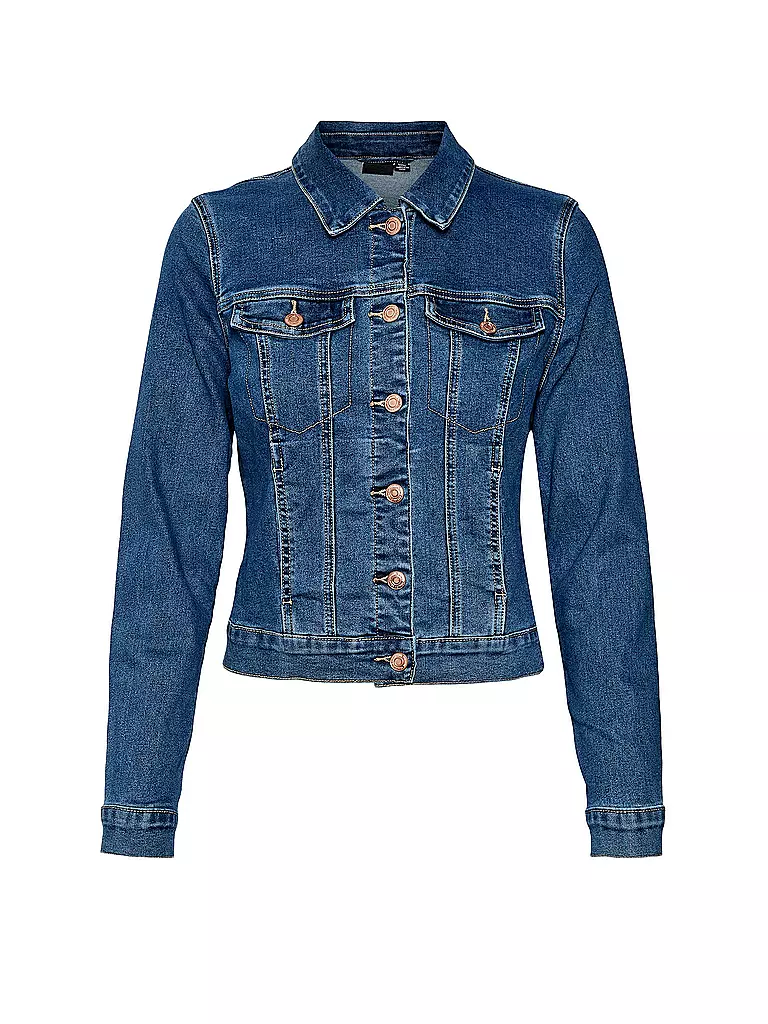 VERO MODA | Jeansjacke Slim Fit VMLUNA  | blau