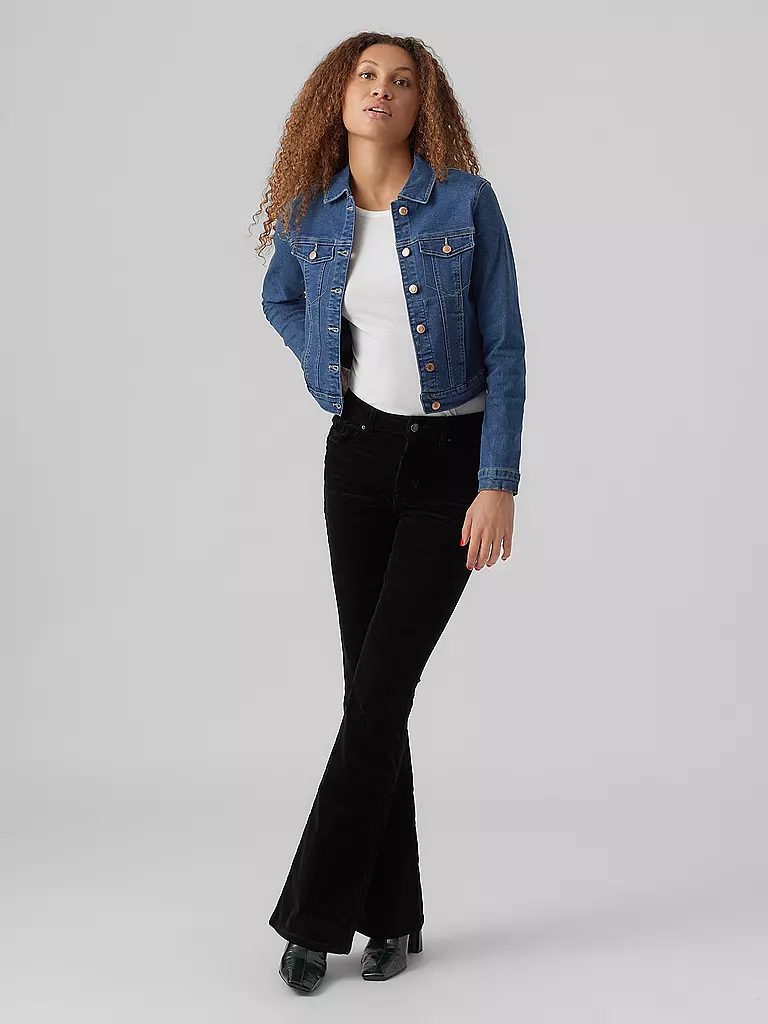 VERO MODA | Jeansjacke Slim Fit VMLUNA  | blau