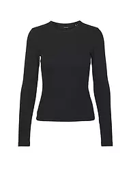 VERO MODA | Langarmshirt Slim Fit  VMCHLOE | schwarz