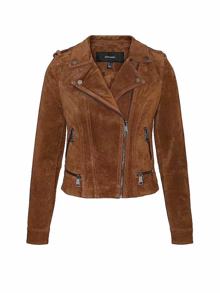 VERO MODA | Lederjacke VMROYCE   | braun