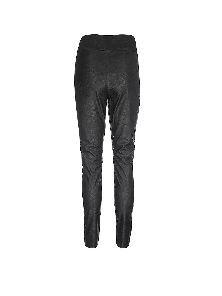 VERO MODA | Leggings in Lederoptik VMSTORM  | schwarz