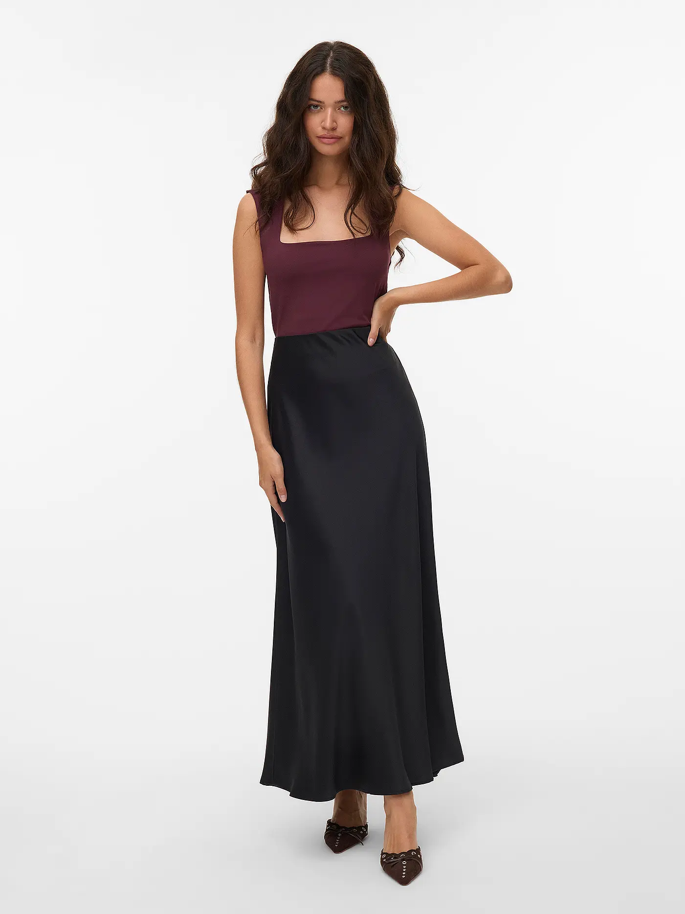 VERO MODA | Maxirock VMMERLE | schwarz