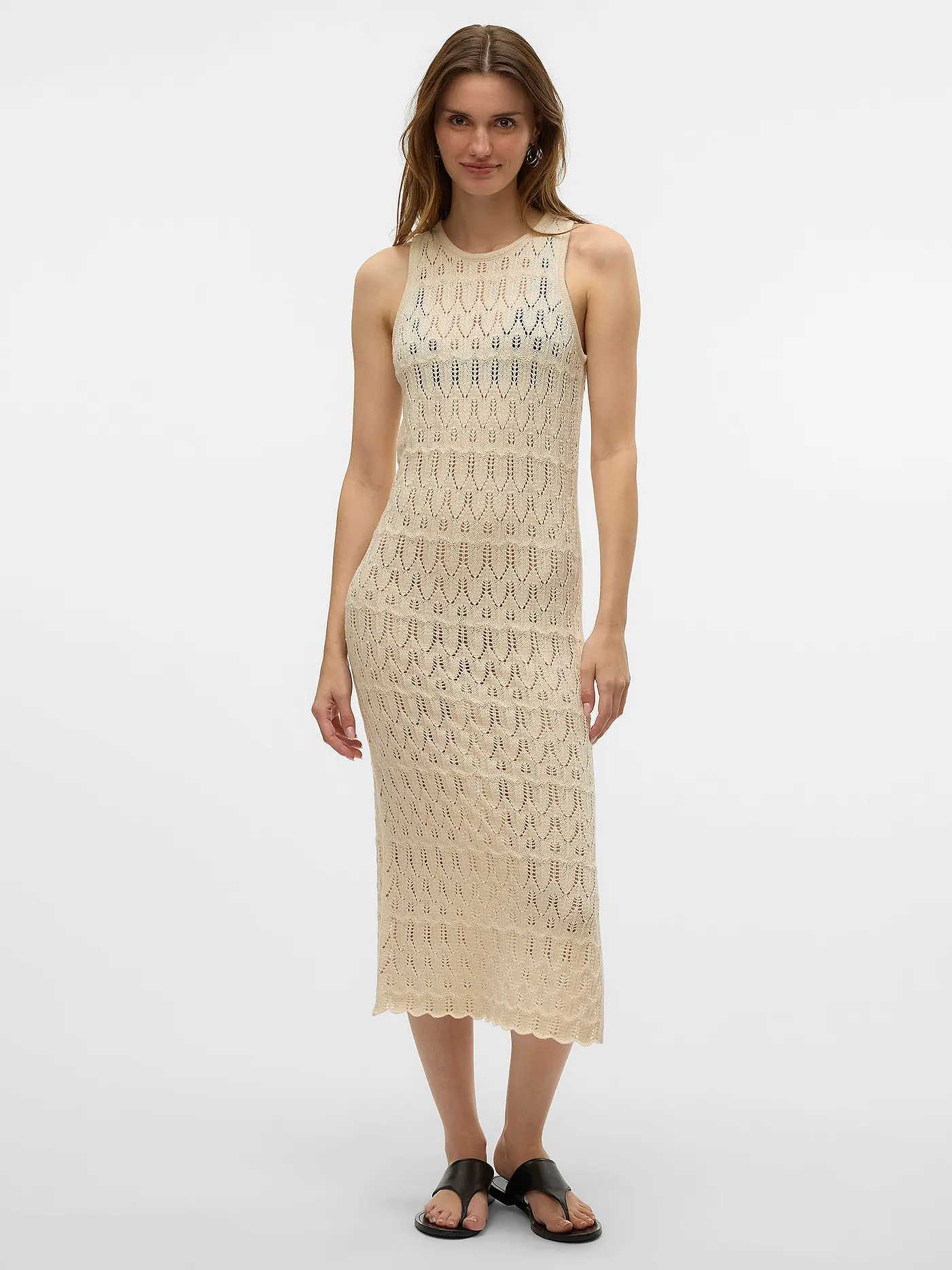 VERO MODA | Midikleid  VMFABIENNE | creme