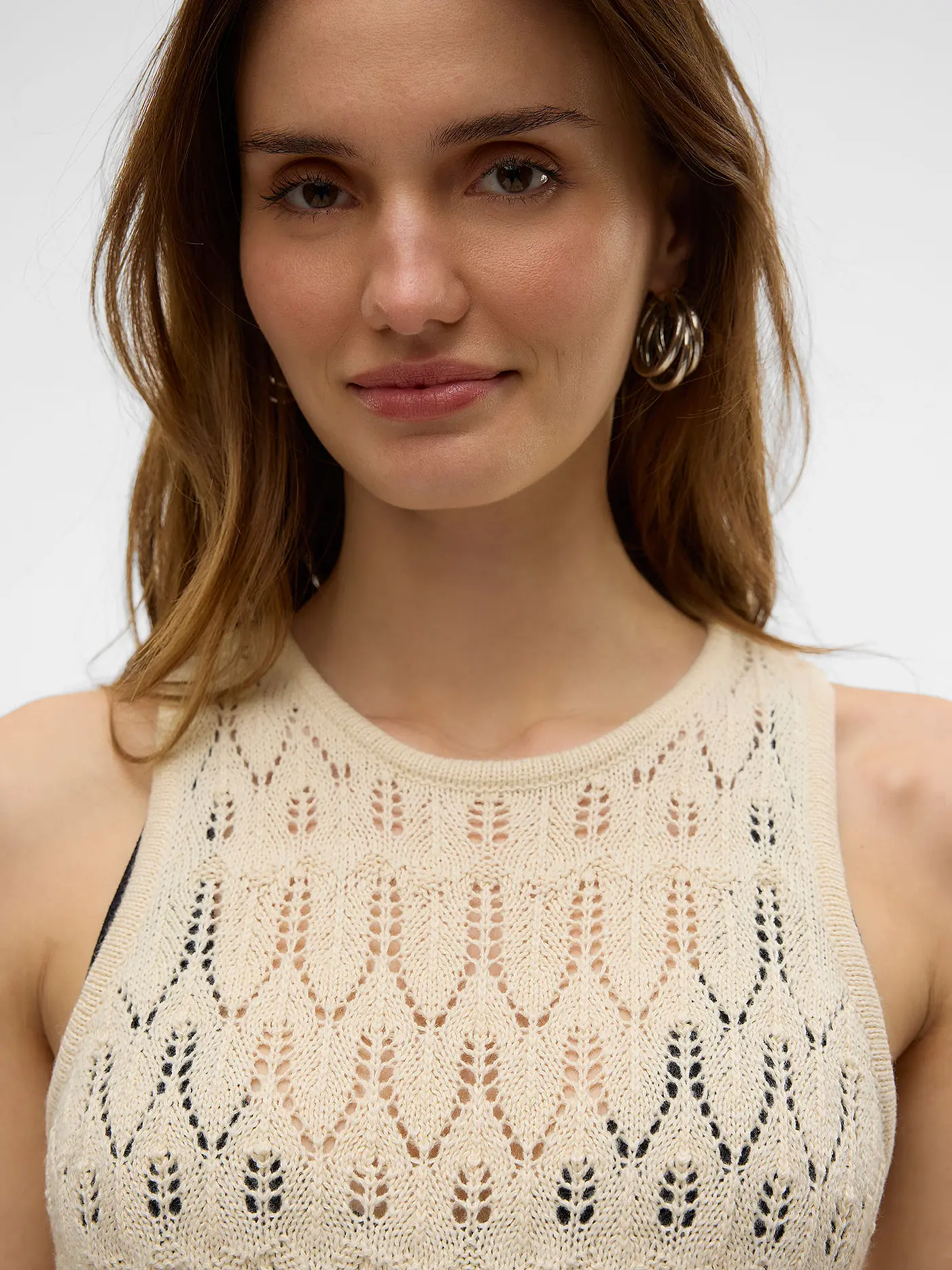VERO MODA | Midikleid  VMFABIENNE | creme