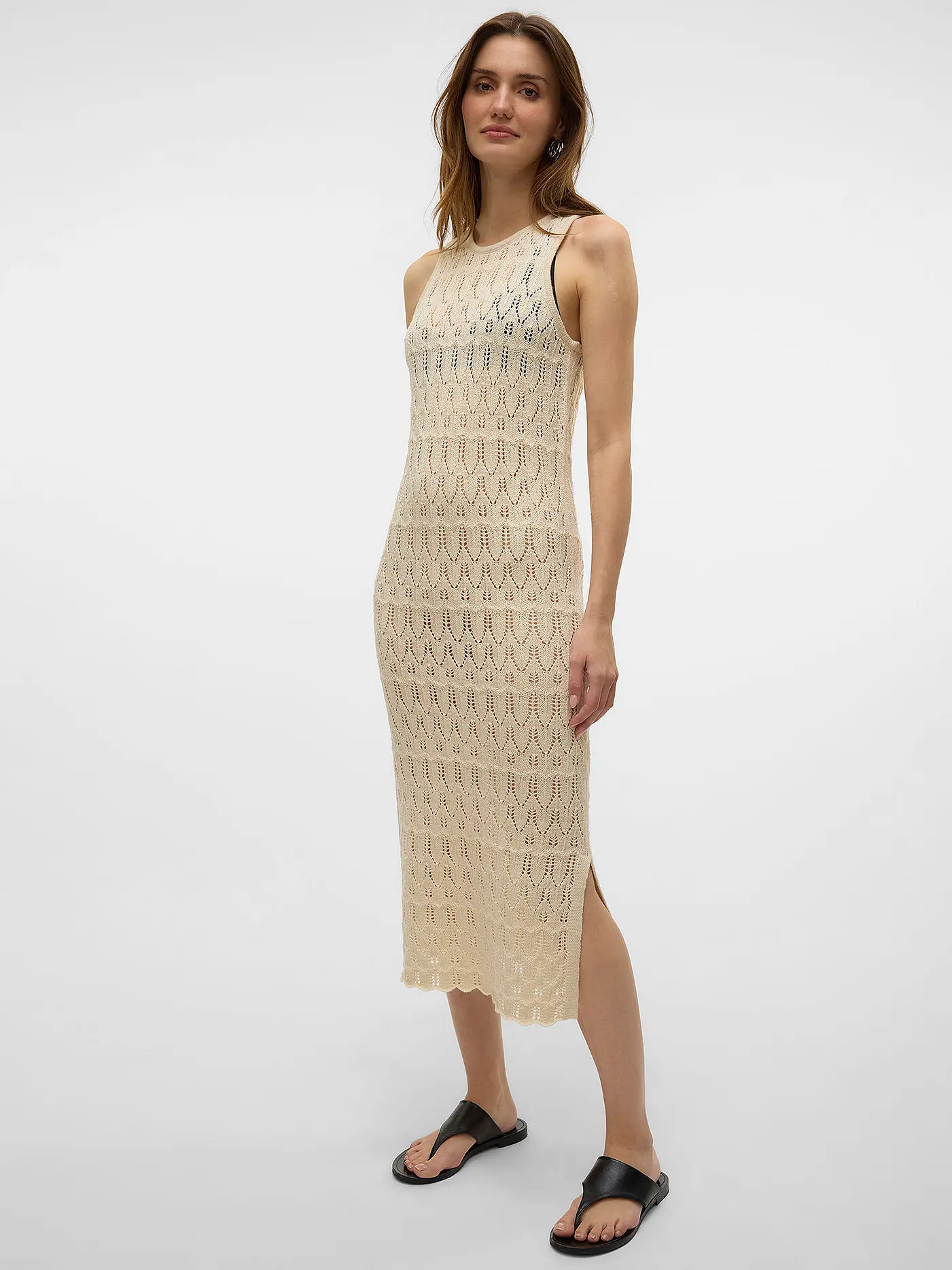 VERO MODA | Midikleid  VMFABIENNE | creme