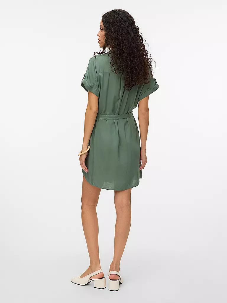 VERO MODA | Minikleid VMBUMPY | olive