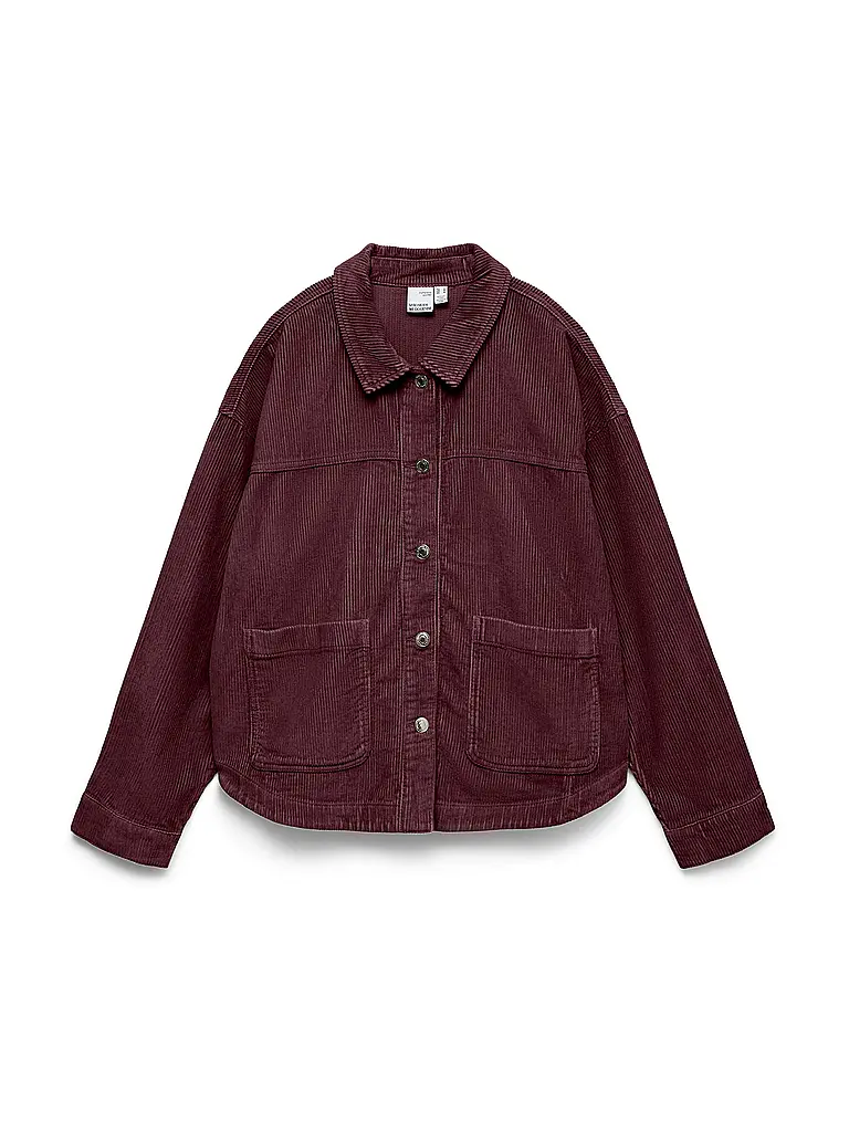 VERO MODA | Overshirt VMJAMIE | dunkelrot