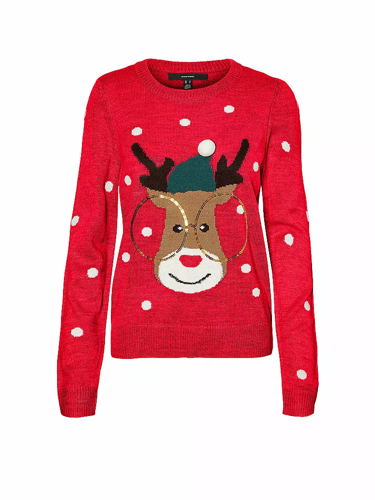 VERO MODA | Pullover " VMTINSEL " | rot