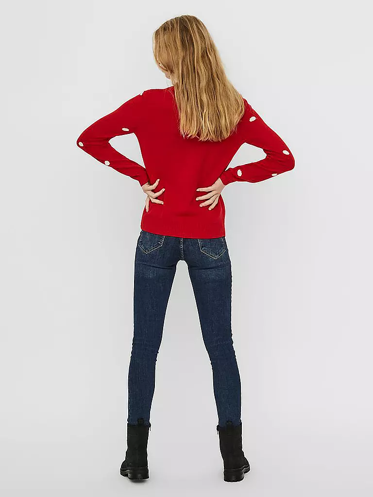 VERO MODA | Pullover " VMTINSEL " | rot