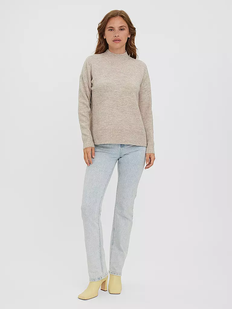 VERO MODA | Pullover Oversized Fit  VMLEFILE | creme