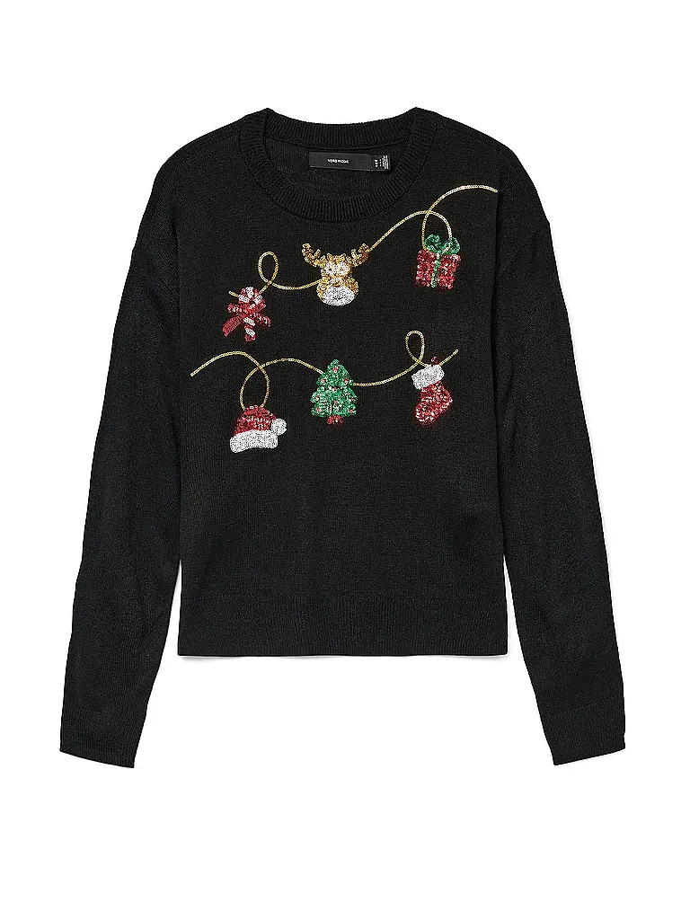 VERO MODA | Pullover VMGLITTER | schwarz