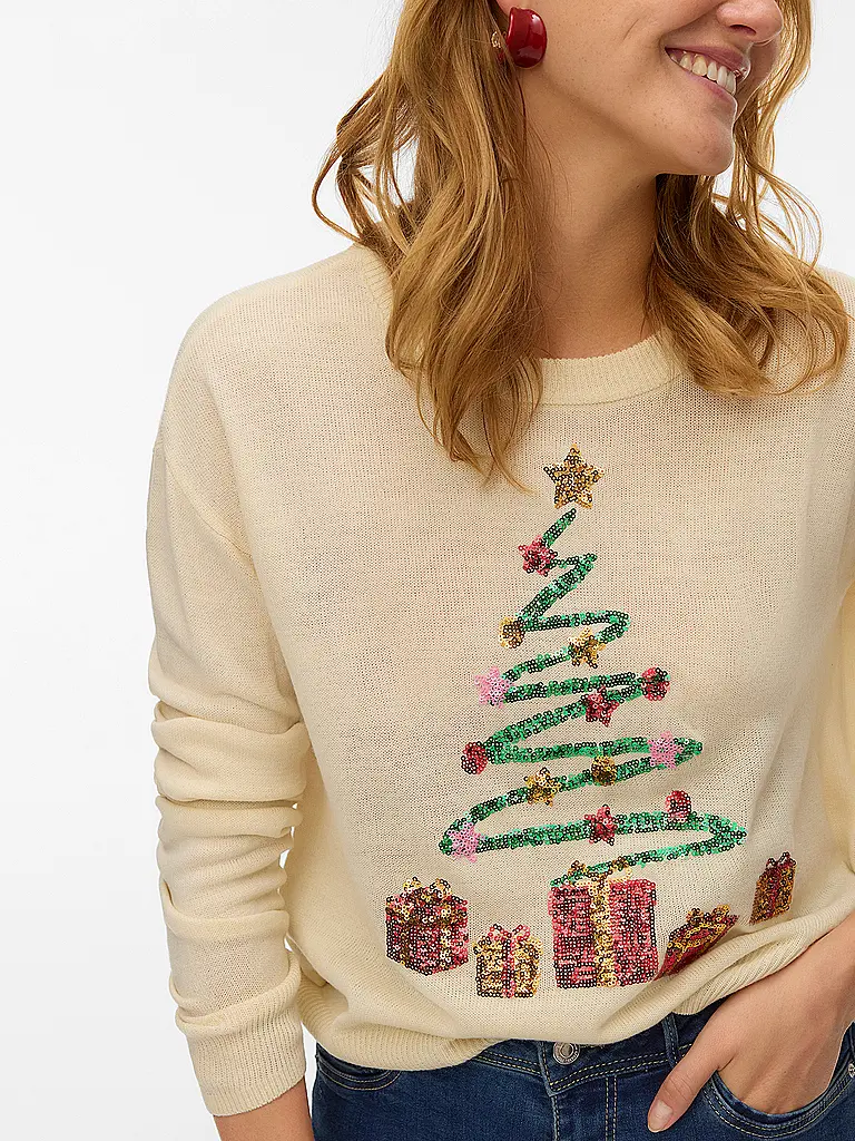 VERO MODA | Pullover VMGLITTER | beige