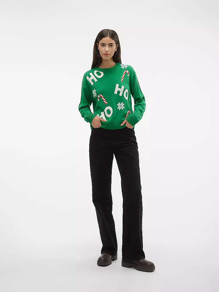 VERO MODA | Pullover VMMIXEDXMAS | rot