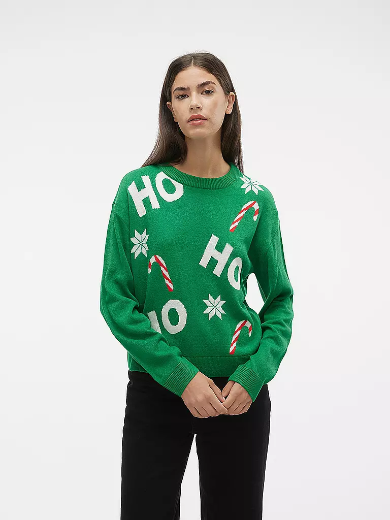 VERO MODA | Pullover VMMIXEDXMAS | rot