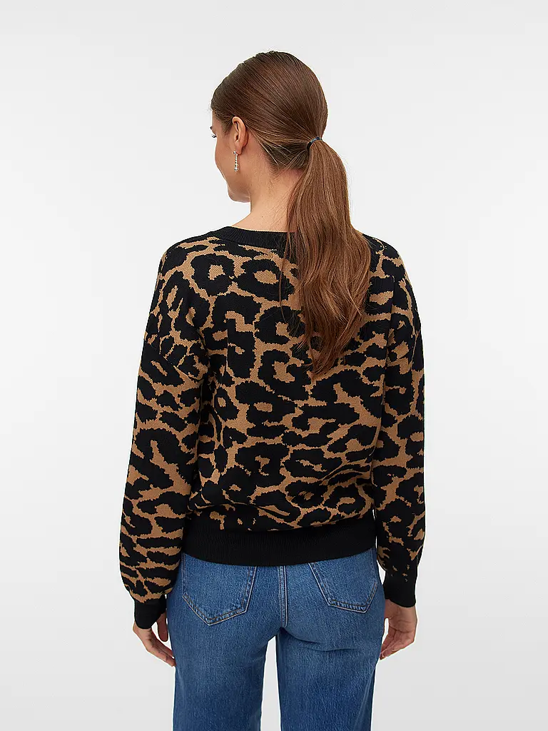 VERO MODA | Pullover VMSILJEANIMAL | Schwarz