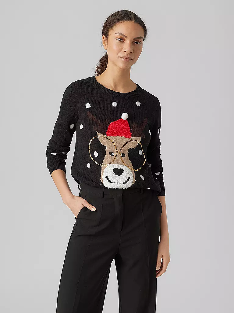 VERO MODA | Pullover VMTINSEL  | schwarz