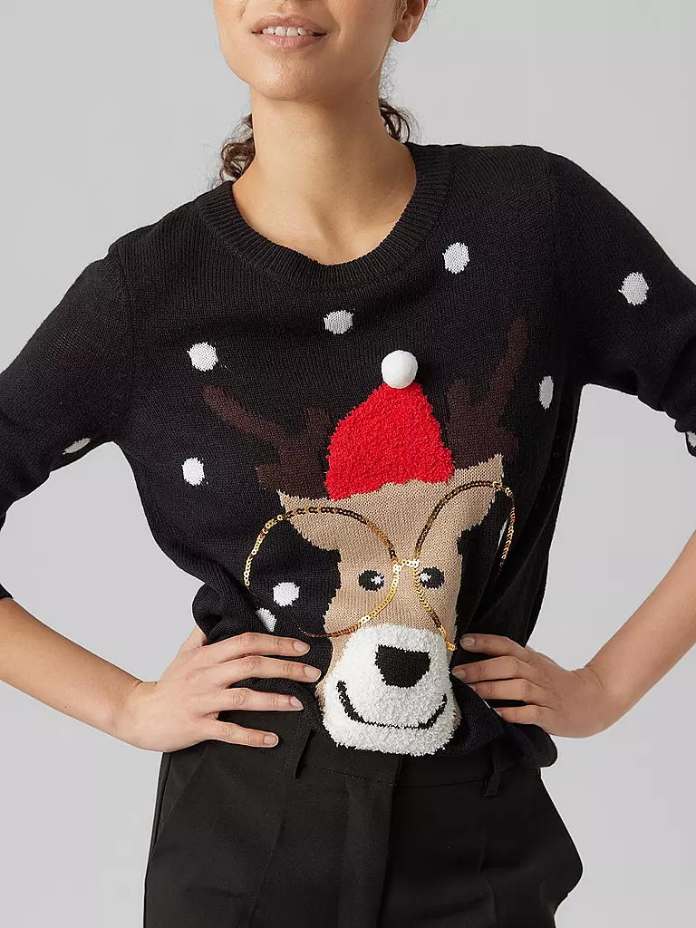 VERO MODA | Pullover VMTINSEL  | schwarz