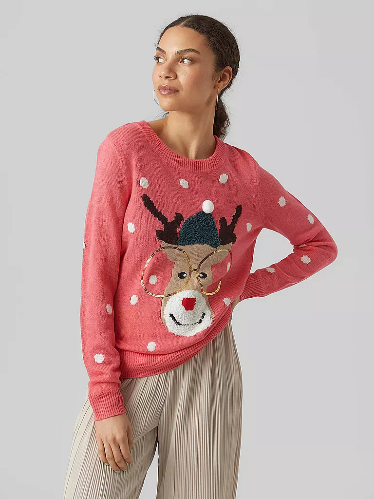 VERO MODA | Pullover VMTINSEL | koralle