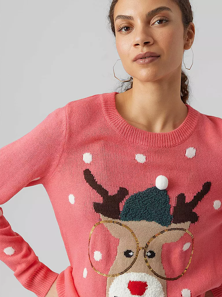VERO MODA | Pullover VMTINSEL | koralle