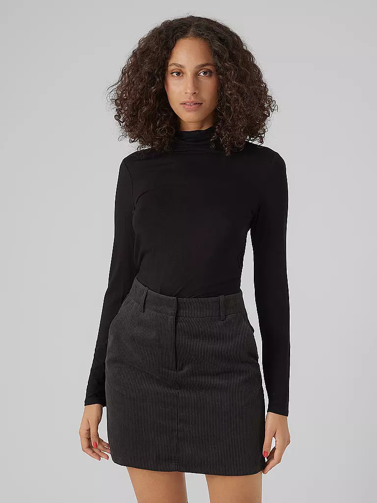 VERO MODA | Rollkragenpullover VMALBERTE | schwarz