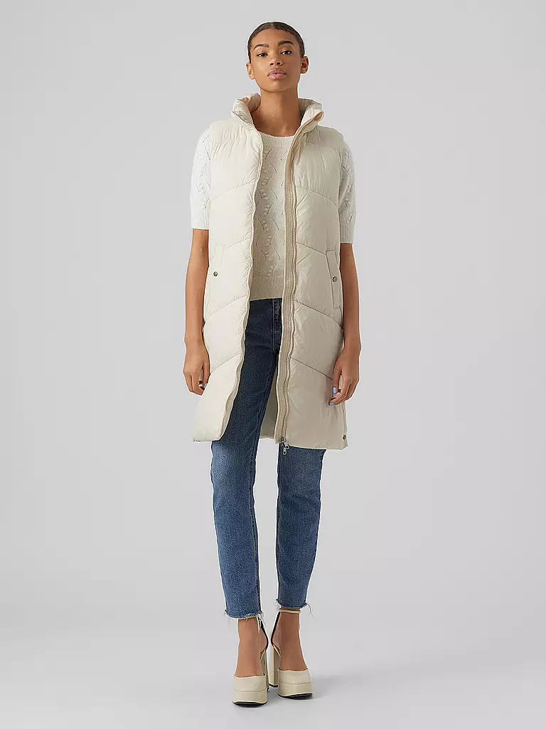 VERO MODA | Steppgilet VMUPPSALA  | creme