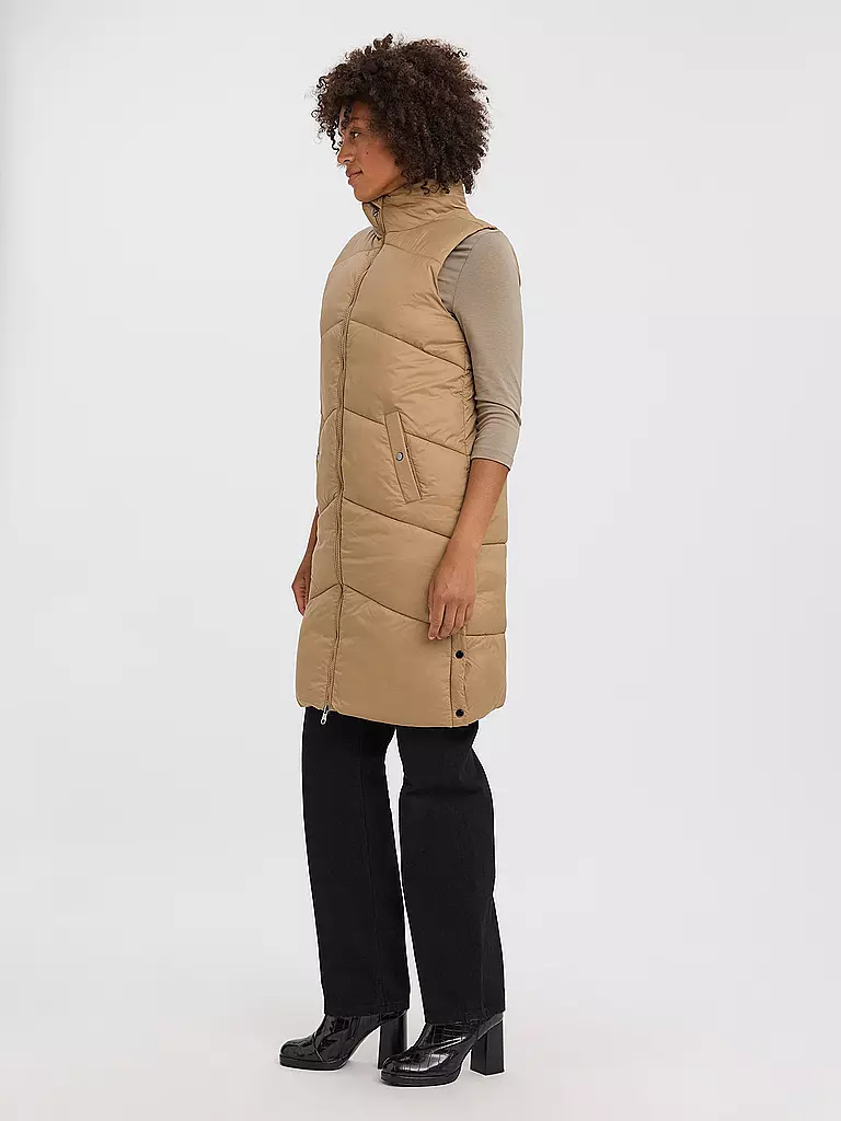 VERO MODA | Steppgilet VMUPPSALA  | beige