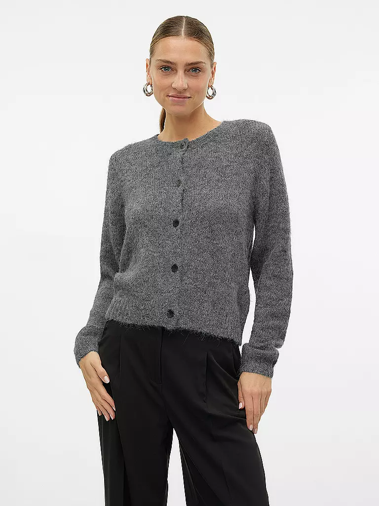 VERO MODA | Strickjacke VMNOVAH  | grau