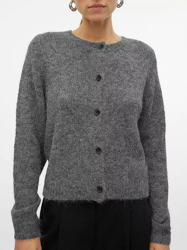 VERO MODA | Strickjacke VMNOVAH  | grau