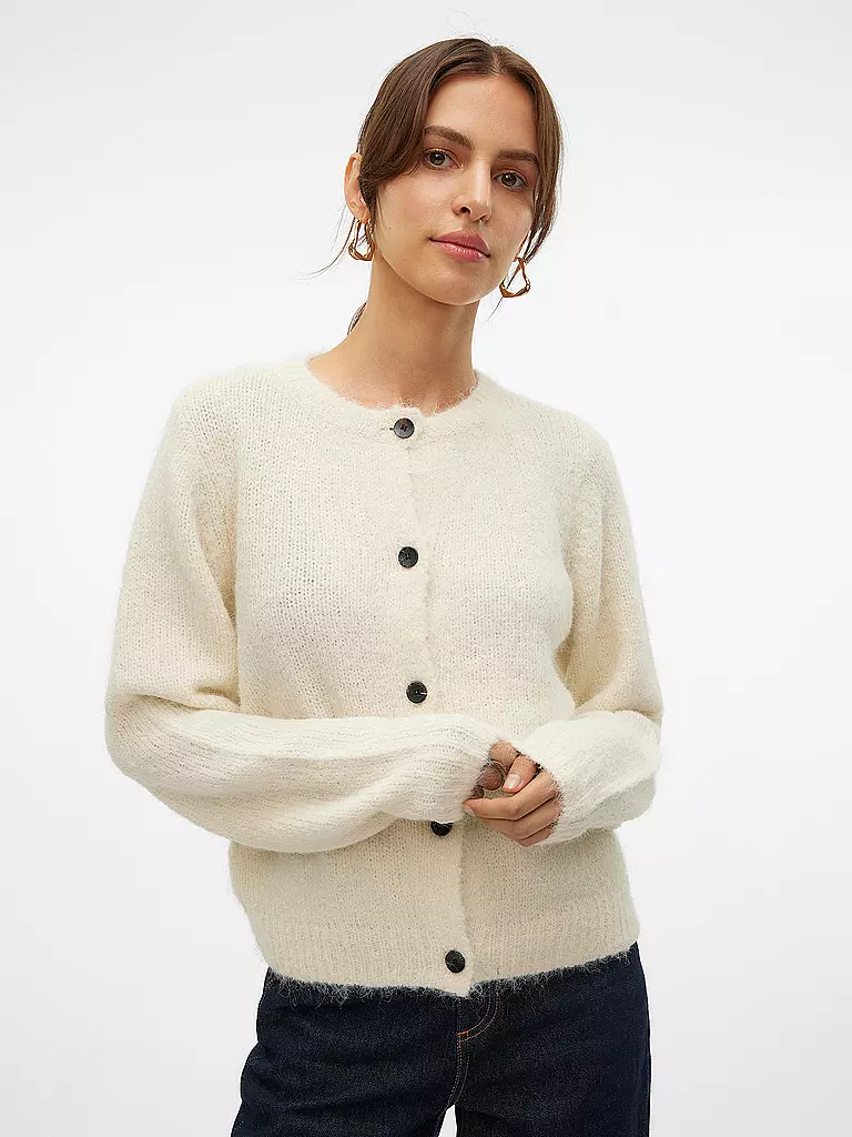 VERO MODA | Strickjacke VMNOVAH  | creme