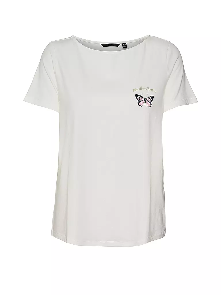 VERO MODA | T-Shirt  VMSIV BOAT NECK  | weiss